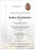 Isedora Kaimbacher
